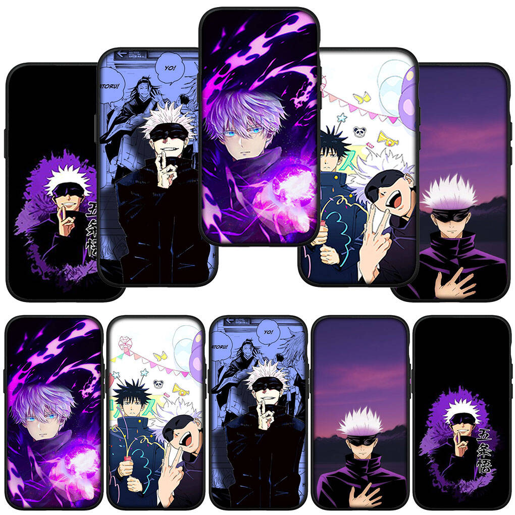 Phone Case for iPhone 17 16 15 Plus Huawei P30 P20 Lite Redmi Note 14 12 11 13 Pro Max OPPO A60 A80 A40 A18 A38 Anime Jujutsu Kaisen Gojo Satoru Cover