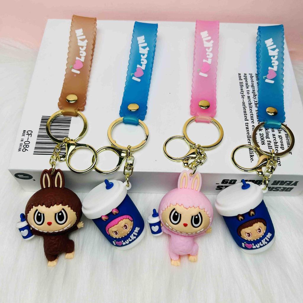 1 шт. Брелок-подвеска в виде овечки для пары, подвеска для ключей от машины или сумки