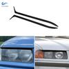 Для BMW 3 серии E36 1992 1993 1994 1995 1996 1997 1998 Автомобильные накладки на передние фары 'бровь' Наклейка на веко Покрытие 2 шт. Рояльный черный
