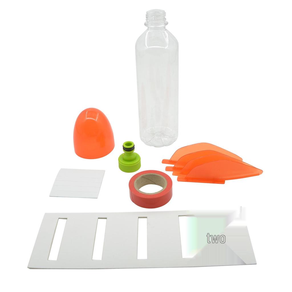 Набор для водяной ракеты: Материалы для научного эксперимента с соплом, парашютом, пусковой установкой и хвостовиком