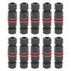 10 шт. Авиационный разъем 2-контактный IP68 Водонепроницаемый Винтовое запирание Электрический авиационный разъем AC250V