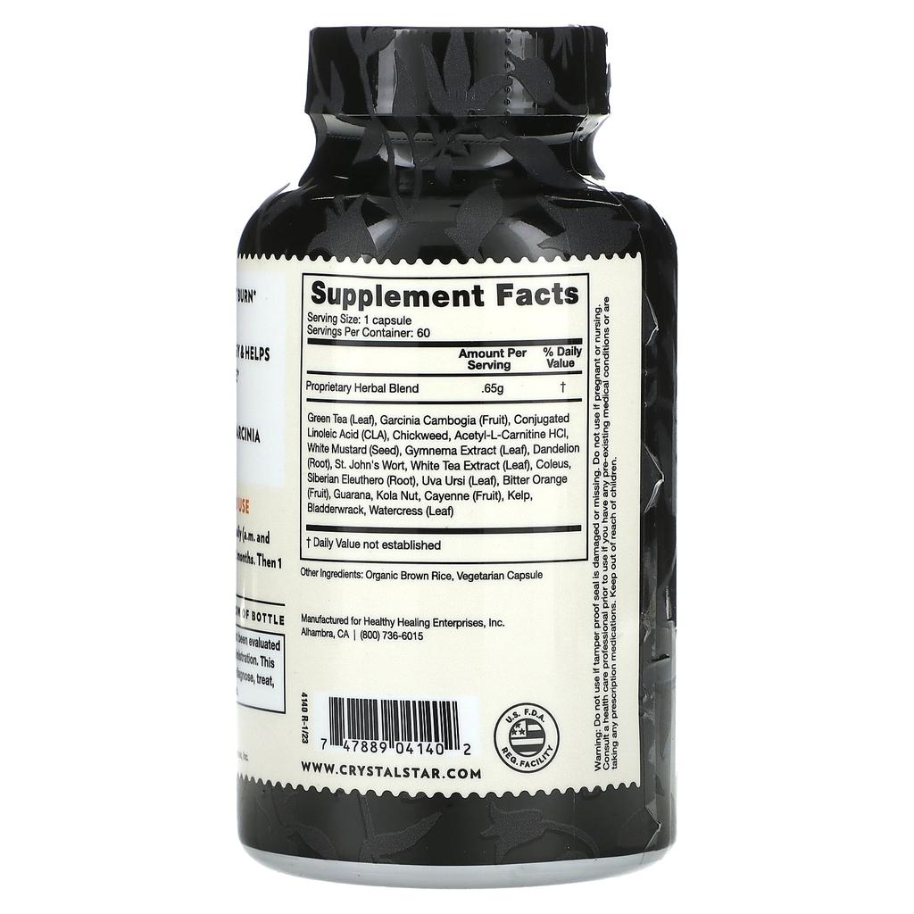 Crystal Star Худеем после 40, 60 растительных капсул