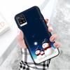 Черный чехол для Xiaomi Redmi 13C Note 9 iPhone XR 7 8 14 15 11 12 13 X XS Pro Max Samsung A25 S23 S24 FE Ultra Plus Snowman