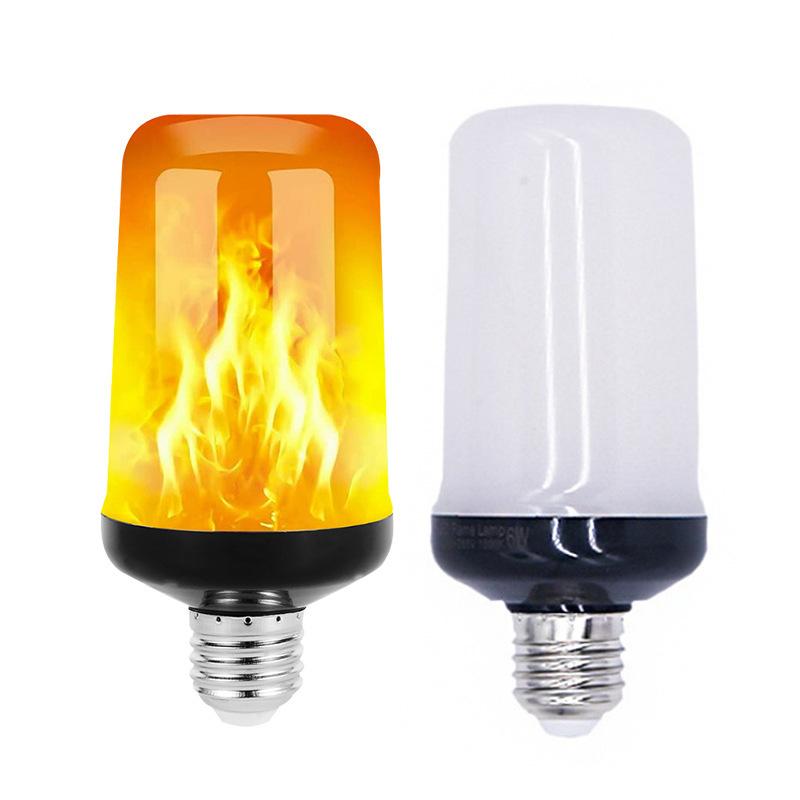 Simulated Dynamic Camping Flame Light, Gravity-sensing Jumping Light, Halloween and Christmas Decorative Stage Light