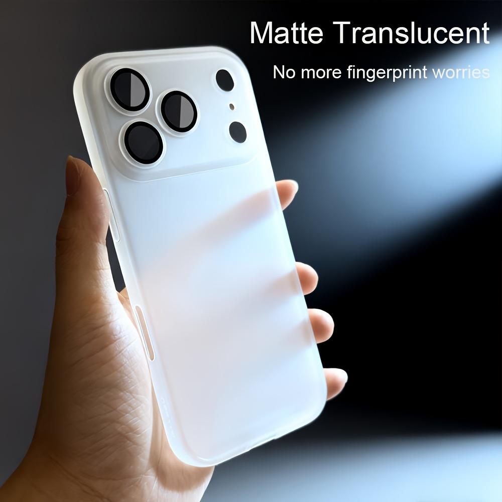 Matte Translucent Phone Case For For Iphone 17 16 1 14 13 Pro Max 17Pro 16Pro Air Lens Protect Ultra Slim Clear Back Cover