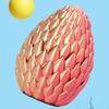 1 Набор 3D-печатная фигурка акулы с подвижными суставами, игрушка-непоседа в виде акулы, яйцо акулы с артикулируемой акулой внутри, настольное украшение, орнамент