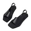Casual Sandals Leather Male Flip Flops Stylish Open-toe Men's Sandals Summer Leisure Beach Flats Holiday Outdoor Male Slippers