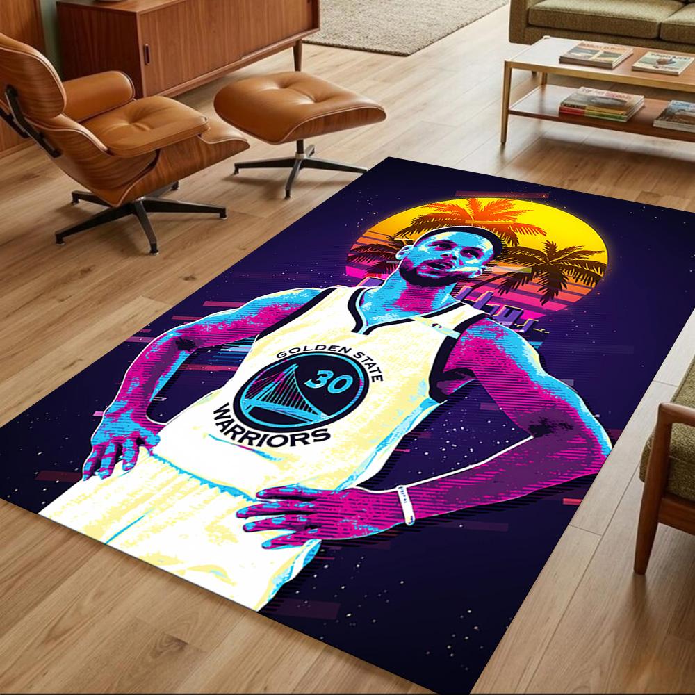 Golden State Warriors Player Large Mouse Pad Gaming Laptop Mouse Pad Study Desk Mat Non-Slip Rubber Bottom Computer Decor Item Office Use