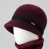 Hat Female Season Mom Grandma Rabbit Hair Thermal Basin Hat Fleece Thickened Old Lady Wool Hat
