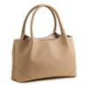 Made In Japan Genuine Leather Handbag Small Adult Simple Tote [LiERRE] Women's Bag… (Oak)