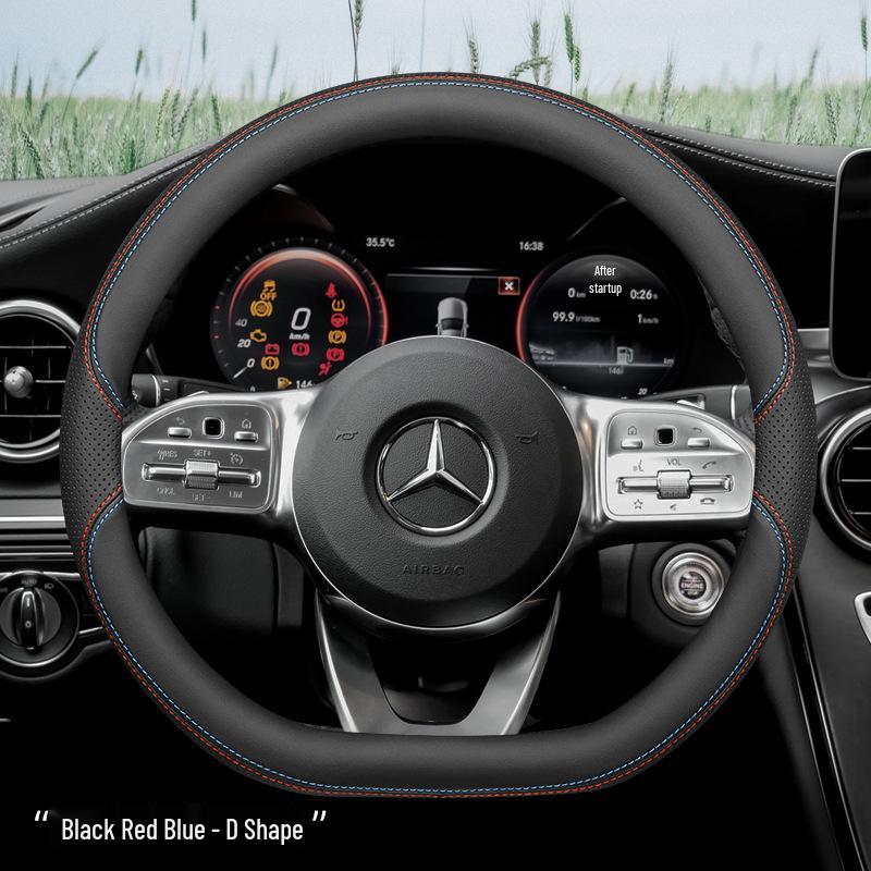 Чехол на руль Mercedes: Подходит для C260L, C350eL, E300L Sport, CLA220 AMG и C200L