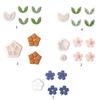 Clay Cutter Leaf Flower Shape Clay Earring Molds for Earrings Making Clay Earring Cutter Tool for Jewelry Making