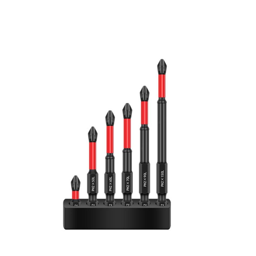 4/5/6Pcs Non-slip Magnetic Batch Head Wear-resistant High Hardness Bit  for Power Drilling