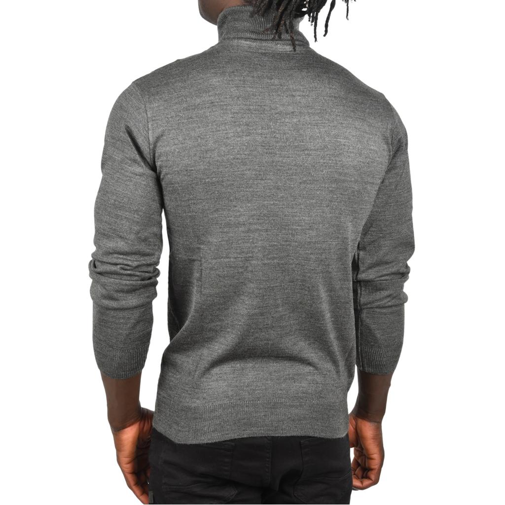 DeepSEA Водолазка с зигзагообразным узором и облегающим трикотажным воротником с воротником 2505497