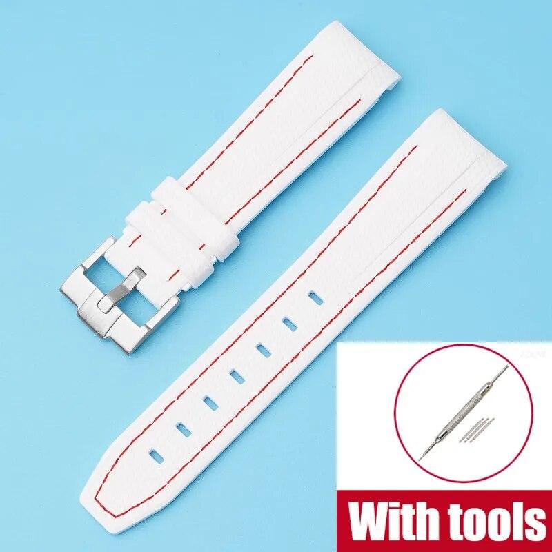 Silicone Strap for Swatch X Omega Moonswatch Stainless Steel Buckle 20mm 22mm Men Women Soft Waterproof Replace Watch Band