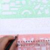 Accessories Drafting Supplies Mathematical Geometry Wavy Line Ruler Template Rulers Drawing Ruler