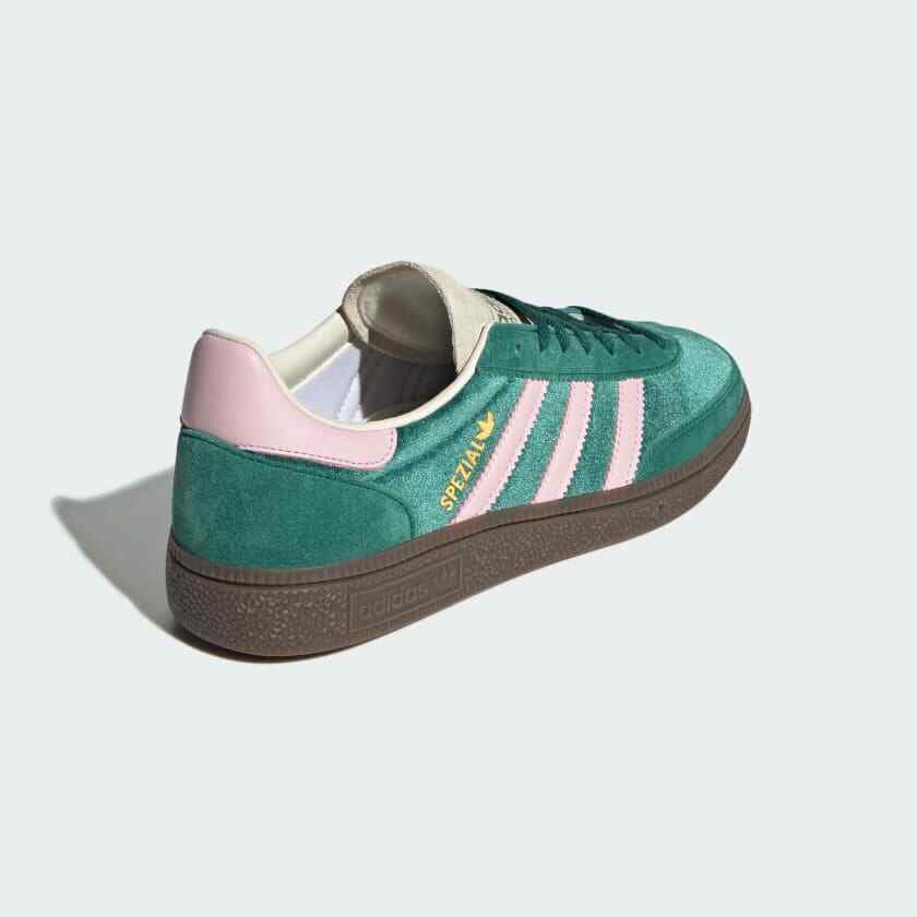 JI2648 adidas Originals Handball Spezial Колледж-Зеленый Прозрачно-Розовый (Женский)