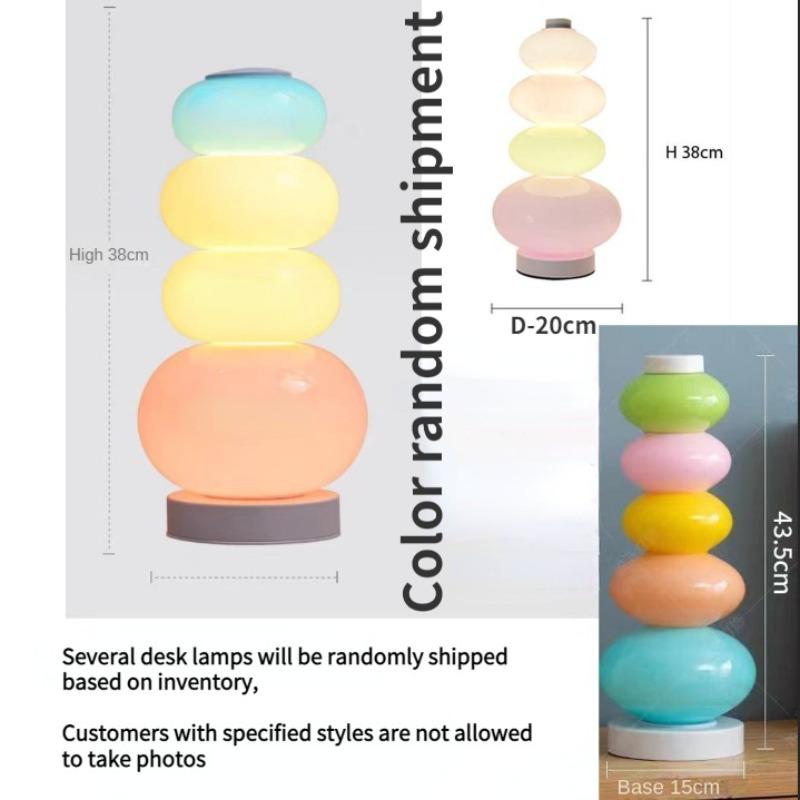Спальня Детская комната Торшер из радужного стекла Гостиная Диван Боковая атмосфера Вертикальная настольная лампа