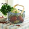 Органайзер для хранения фруктовая корзина с деревянной ручкой прочная несущая многофункциональная корзина для покупок большой вместимости