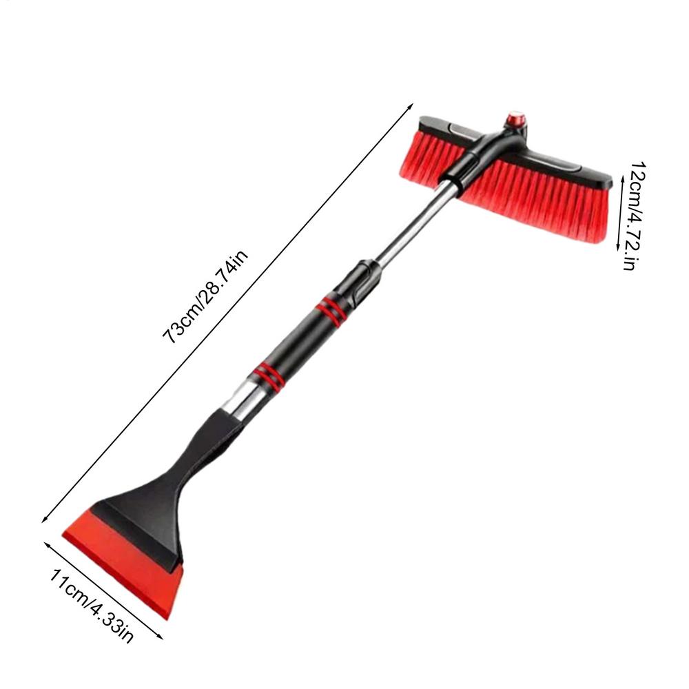 Snow Brush And Ice Scraper Extendable Heavy Duty Automotive Window Cleaning Shovel For Vehicle Truck SUV Window Frost Winter Men