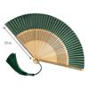 With Tassel Chinese Folding Fan Hollow Handle Antiquity Folding Fans  Japanese