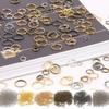 200-500pcs/bag 5 6 8 10mm Open Jump Rings Double Loops Split Rings Connectors for DIY Jewelry Making Findings Accessories