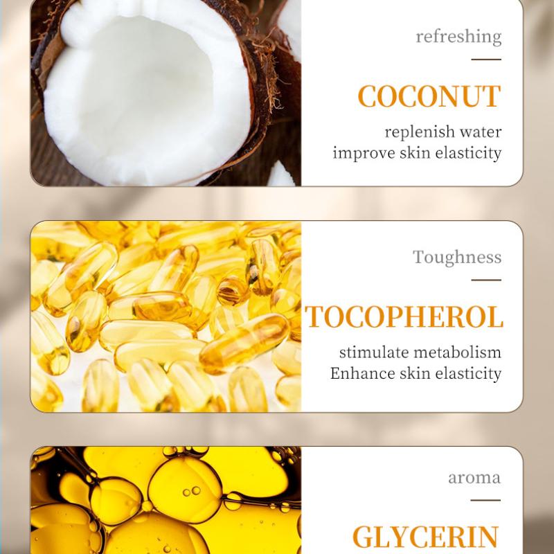 Крем для рук с кокосом SADOER Увлажняющий увлажняющий крем для рук против сухих трещин