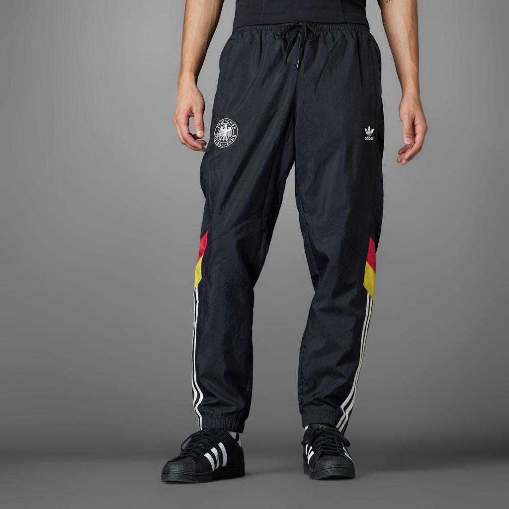 adidas Оригинальные тренировочные штаны DFB OG Германия Мужские Черные IY7051