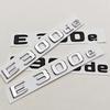 New 3D ABS Chrome Black Car Styling Logo E300e E300de Badge Rear Trunk Emblem Sticker Decals For Mercedes Benz E300e E300de W214