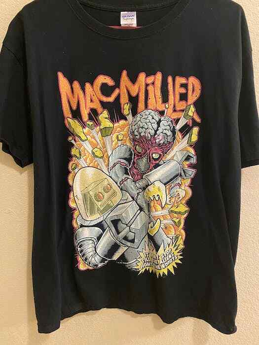 Mac Miller Macadelic Concert Tee Black Music Cotton Black Unisex Tshirt Unisex T-Shirt