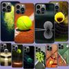 Спортивный чехол для телефона с теннисом для Apple Iphone 16E 16 17 Pro Max Air 15 Pro 14 Plus 12 13 Mini Чехол Милый Fundas Силиконовый Мягкий