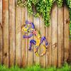 Metal Gecko Wall Decor Wall-mounted Colorful Gecko Figurine Wall Art Gecko Decoration for Garden Indoor Outdoor Decor Housewarming Gift