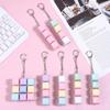 Stress Relief Fidget Keychain Keyboard Keycap DIY Clicker Toy 1PC Handheld Gadget for Work Study Travel School