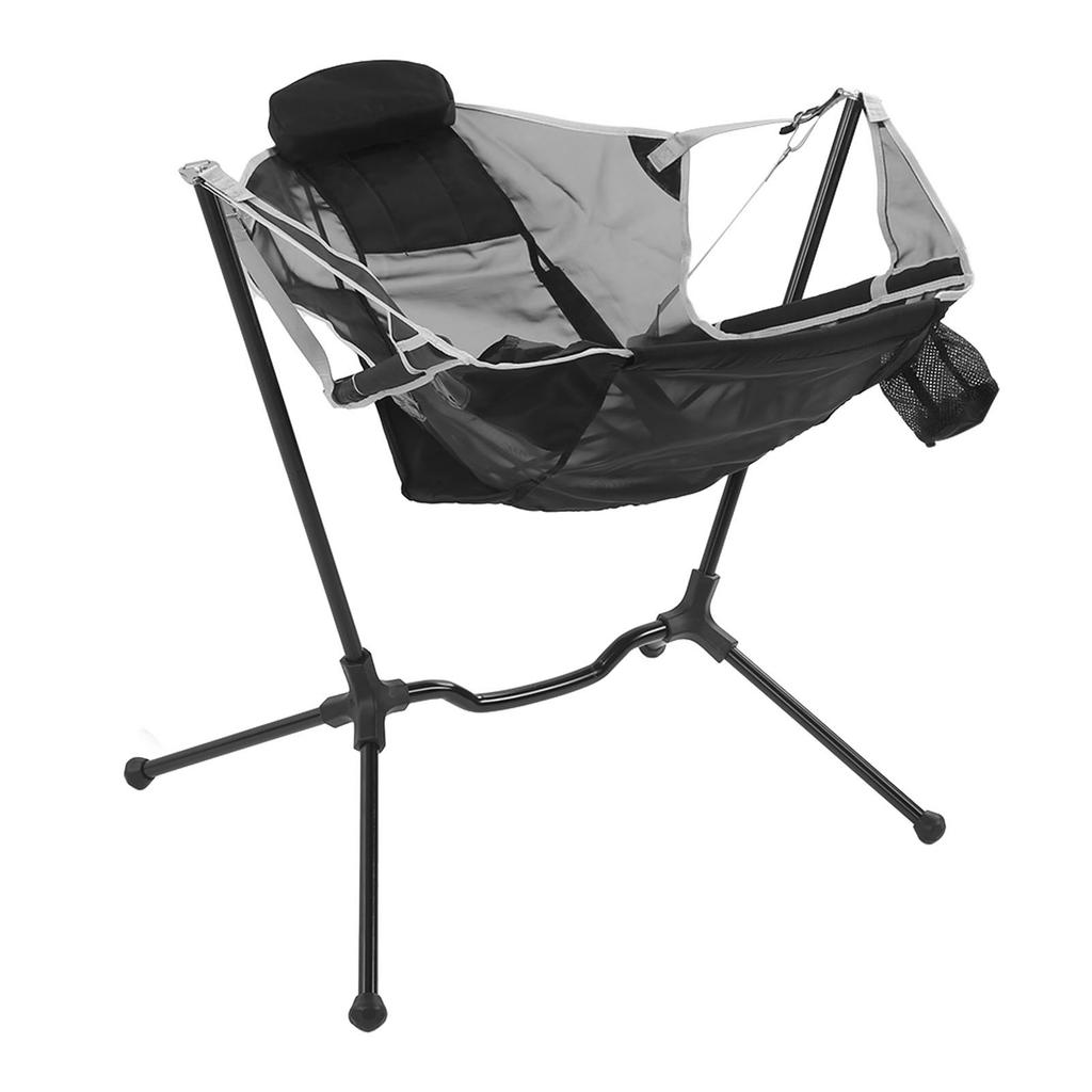Camping Rocking Chair Aluminium Alloy Folding Adjustable Portable Camping Chair with Carrying Bag