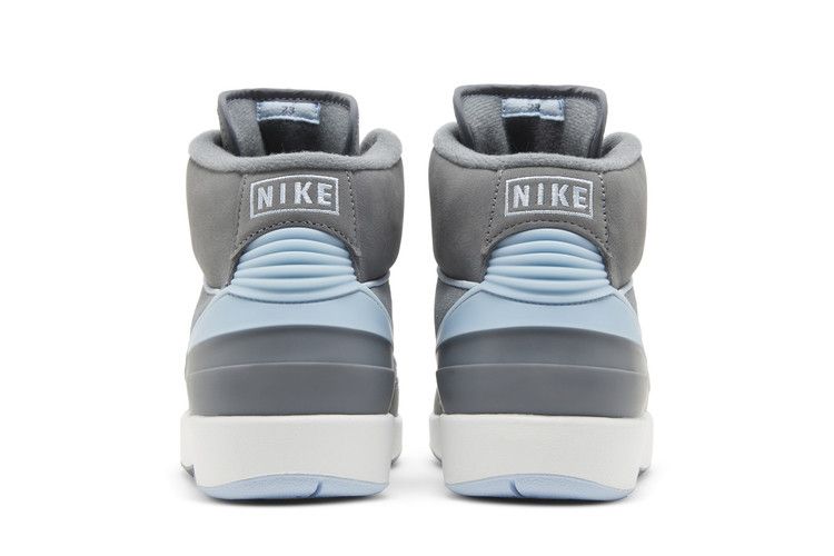 Женские кроссовки Nike Jordan 2 Retro Cool Grey (Женский) Холодный серый/Ледяной синий/Белый