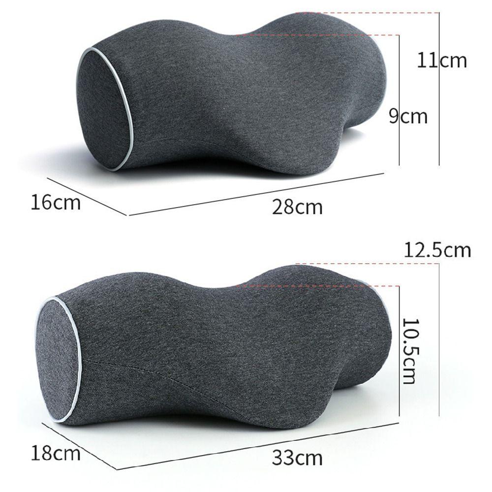 Подушка для шеи из пенополиуретана с эффектом памяти, подушка для вытяжения с поддержкой свода для снятия мышечного напряжения позвоночника