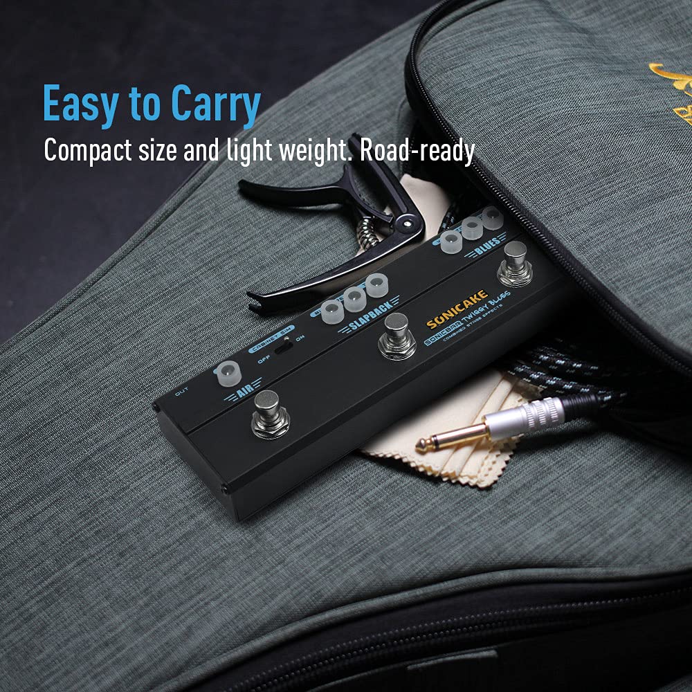 SONICAKE Delay Reverb Compressor Overdrive Multi Effects Twiggy Blues & & &