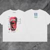 Travis Scott Utopia T-Shirt Mens High Street Short Sleeve Graphic Tee Casual Streetwear