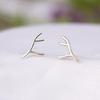 Серьги-иглы из стерлингового серебра 925 пробы, простые модные геометрические серьги-гвоздики, серьги-гвоздики для женщин, подарки 1-18
