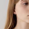 Aphrose Pure Circle One-Touch Earrings