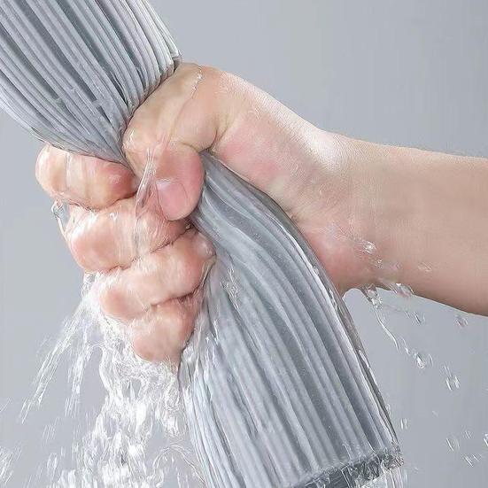 Швабра с 2 супервпитывающими губками, сменными стержнями для швабры, длинная ручка, эргономичный дизайн, маленькая самосжимающаяся швабра для чистки пола