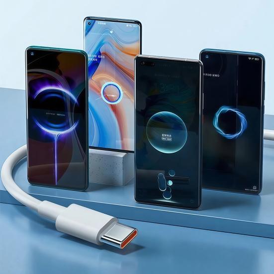 1/1.5/2М 7А 100Вт Кабель для зарядки Type-C USB-A на USB-C Быстрая зарядка Мобильный телефон Планшет ПВХ