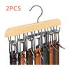 Wooden Belt Rack Women Storage Hangers for Clothes Case Home Wardrobe Accessories Supplly Scarf Organizer Men Tie Belt Hangers