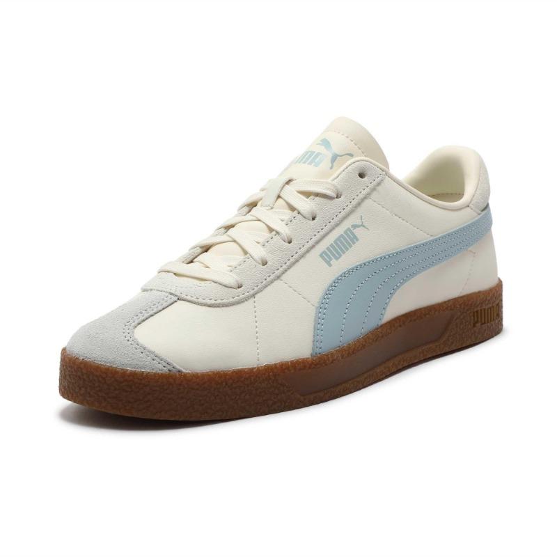 PUMA Club Women Comfort Versatile Thin Sole Low-Top Trainer Shoes Off White 401515-06