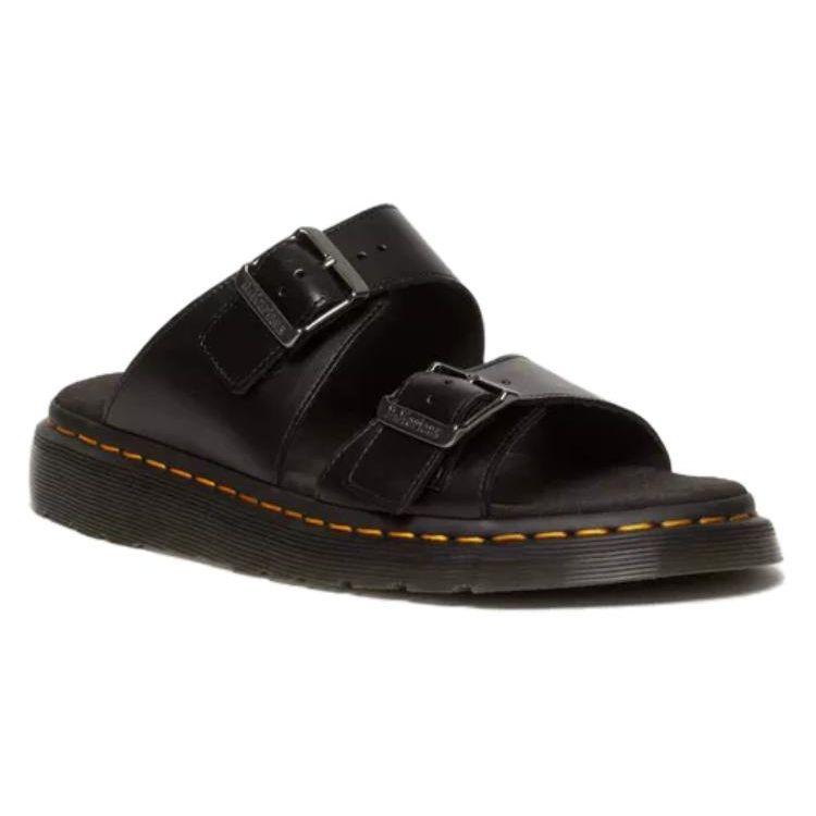 Dr. Martens Comfortable Versatile Rubber Sole Silent Anti-Wear Slide Sandals Unisex Sandals Black 31570001