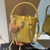 Handbag Bag Women's 2025 New Fashion Niche Design Shoulder Bag Women's Bag Crossbody Bag Simple Trend Bucket Bag