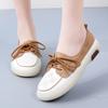 Женская повседневная обувь Мягкие лоферы Повседневные элегантные летние кроссовки Дышащие кожаные мокасины Обувь для школьников