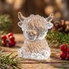 Highland Cow Silicone Ice Cube Tray Food-Grade 3D Mold for Whiskey Cocktails Easy-Release Mini Cow Chocolate Candy Molds for Baking Gummies Fudge
