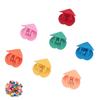 100pcs Mini Heart Claw Clips Tiny Cute Hairpin Hair Decoration Accessories Children Colorful Hair Cl