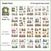 Wonderful Day PET Sticker Book: Secret Garden Series for Retro Journal DIY (20 Sheets)